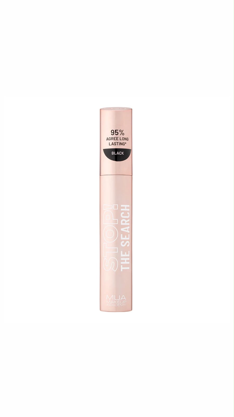 MUA STOP THE SEARCH MASCARA - Black موا ماسكارا لرفع الرموش باللون الاسود